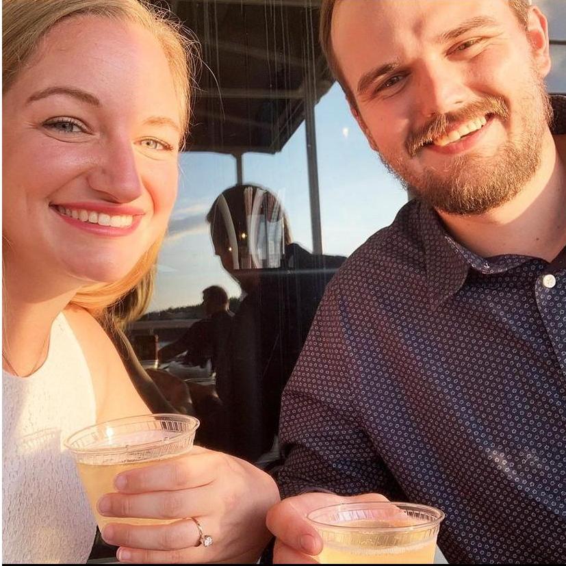 Drinks to celebrate our engagement July 2020