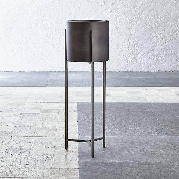 Dundee Floor Planter with Tall Stand