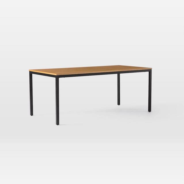 Frame 70.1" Dining Table, Caramel, Antique Bronze