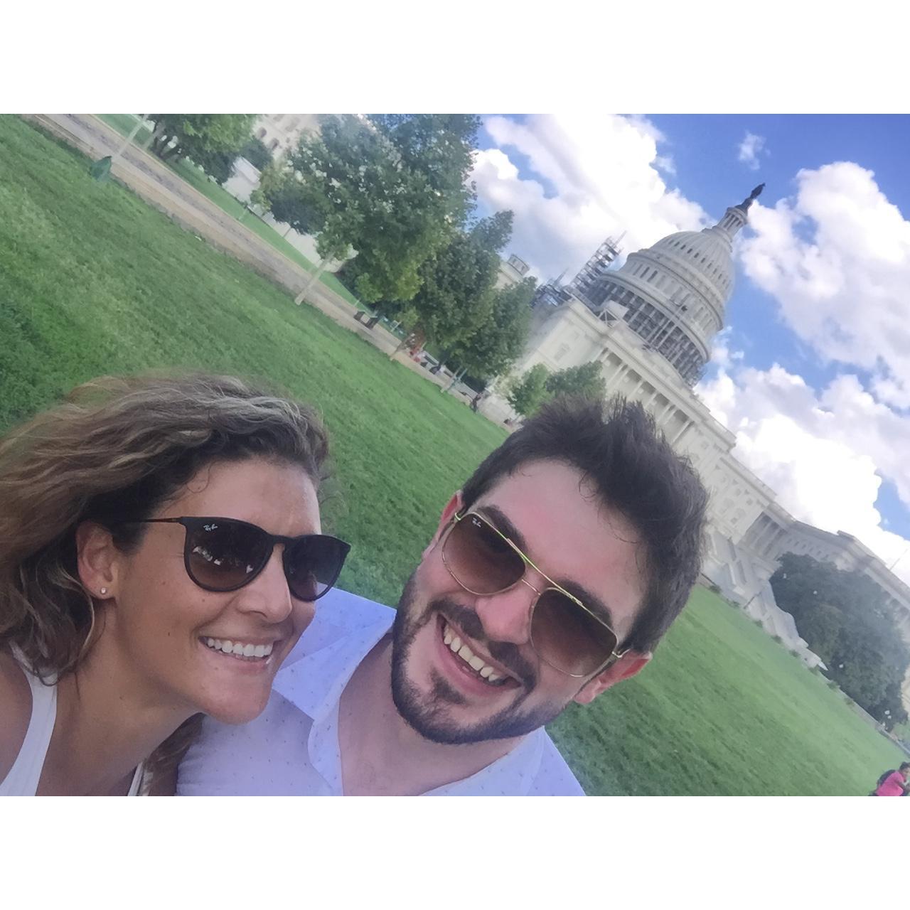 Tom's first trip to DC