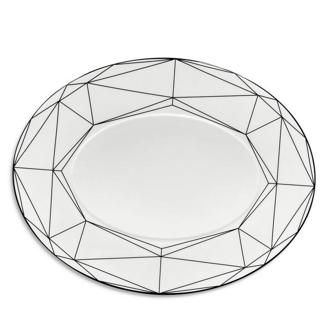 Prouna Gem Cut Onyx Oval Platter
