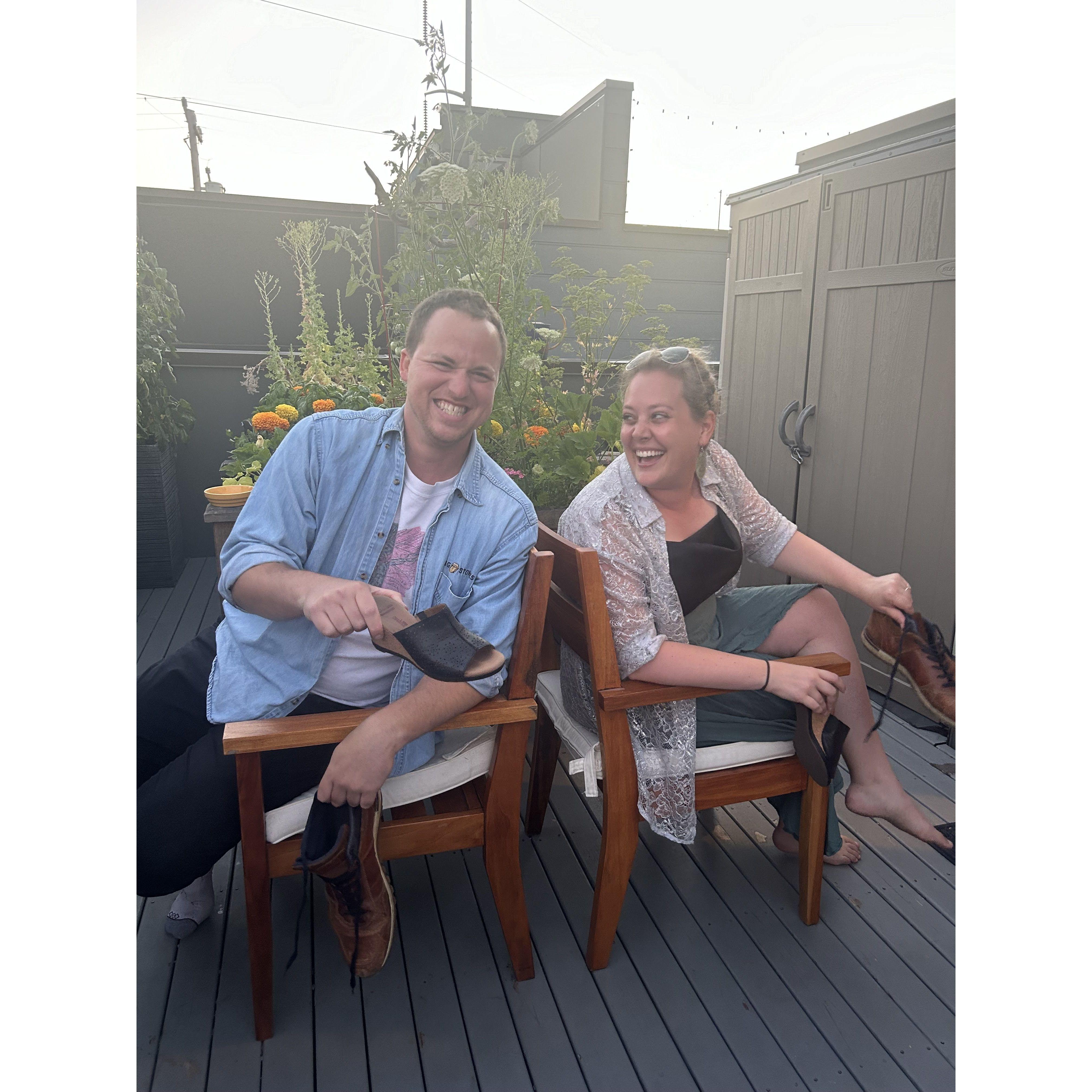 Our "Year-Out" Engagement Party