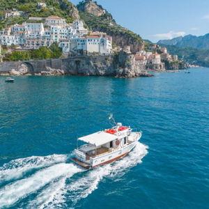 Amalfi Coast Boat Tour for Two on Honeymoon