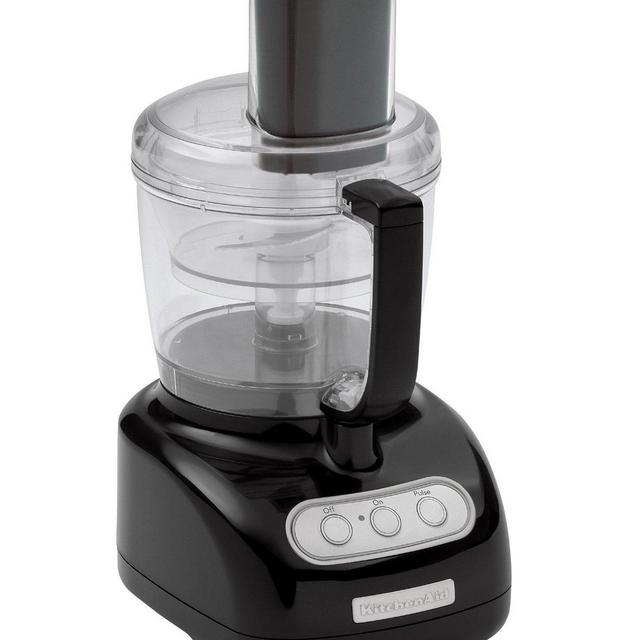KitchenAid KFP720OB 7-Cup Food Processor with 3-Cup Mini Bowl, Onyx Black