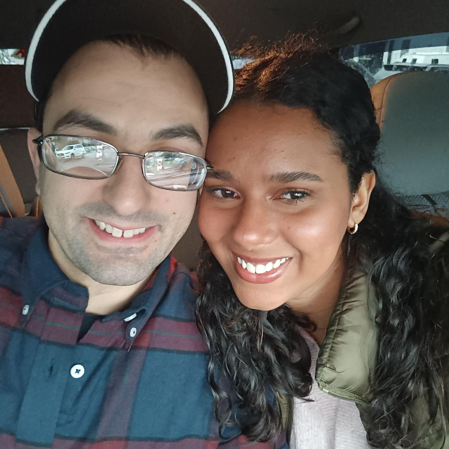 Selfie in the car