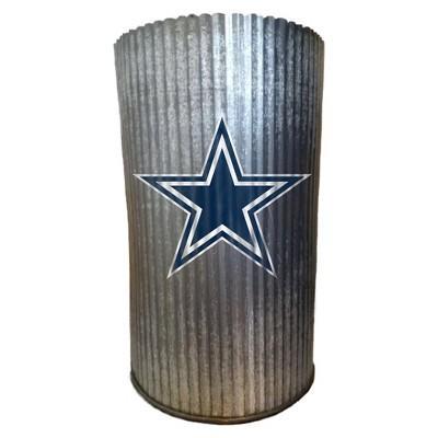 NFL Dallas Cowboys Metal Cylinder Vase