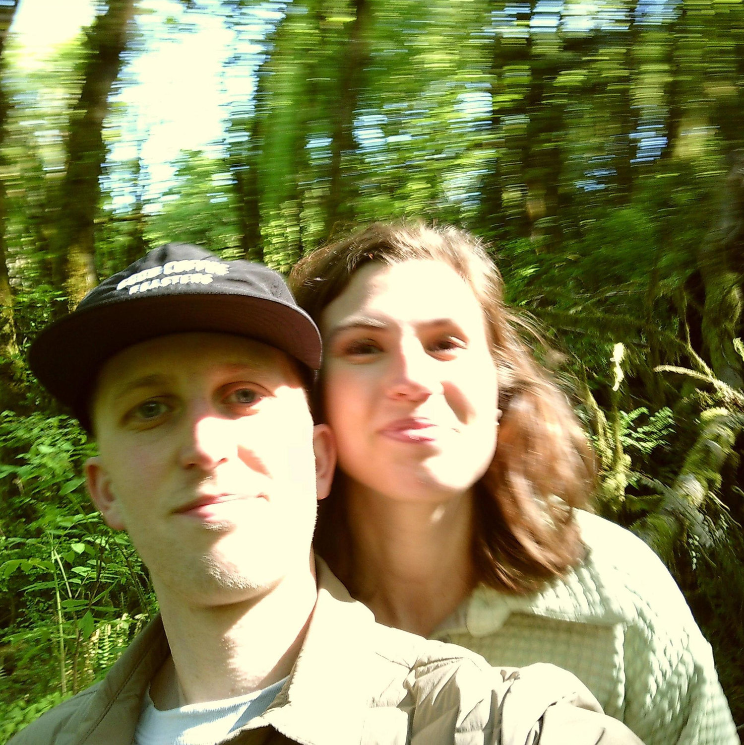 We took this photo on my little disposable camera on a really pretty hike!