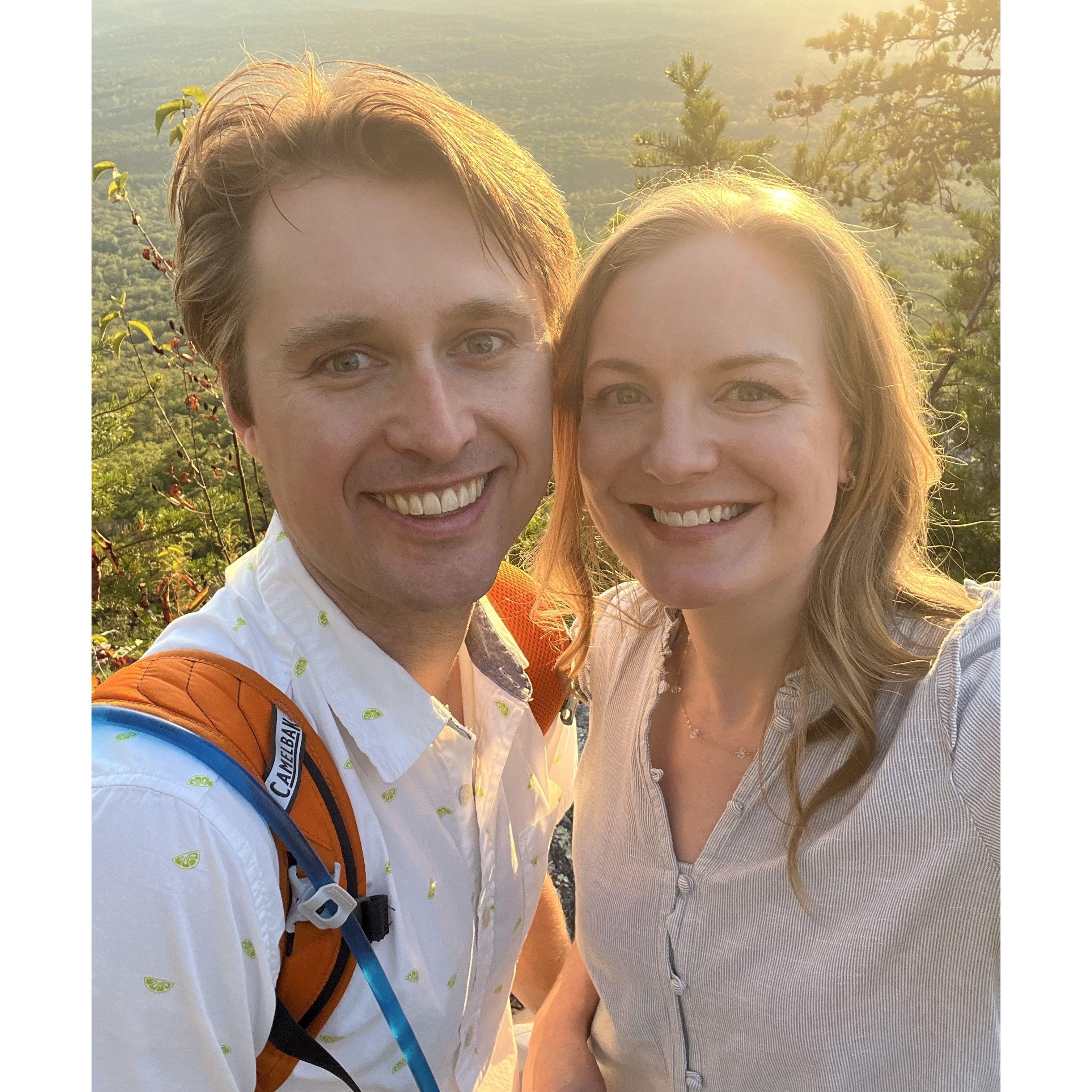 Sunset on Cheaha Mountain