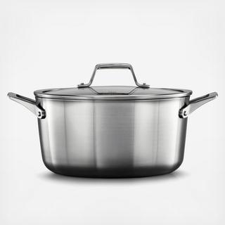 Premier Stainless Steel Stockpot with Cover, 6 QT