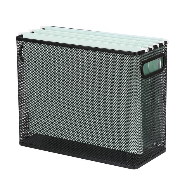 Mesh Hanging File Box Black - Made By Design™