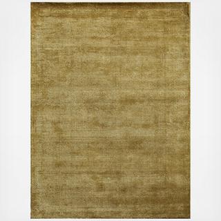 Wool/Art Silk Kelle Solid Rug Green