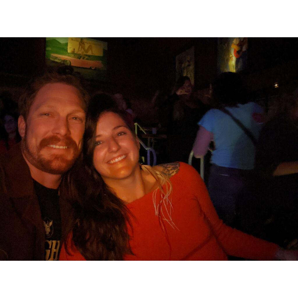 David Bowie cover band at the Belly Up. Will sent Lynsi on a scavenger hunt to find the tickets for Valentine's Day - Feb 2017.