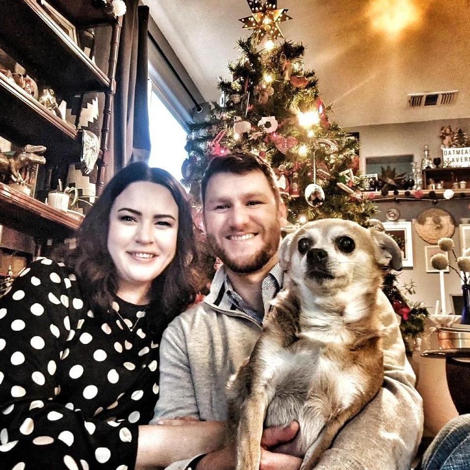 Our first Tucci family picture after the courthouse Ceremony Dec 31, 2020