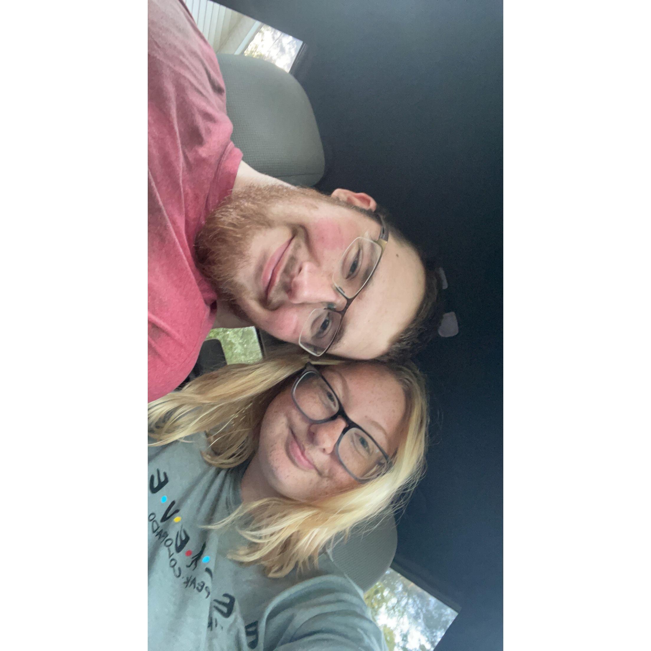 Morning car rides to school!