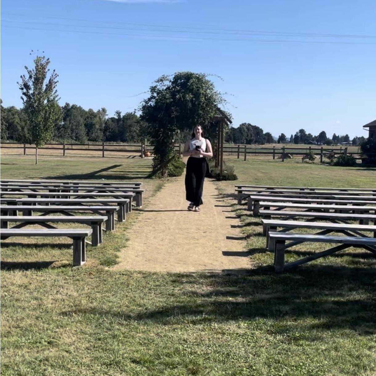 We toured Creekside Farm in Harrisburg. We practiced the "Walk" to see if we felt an emotional tie to the venue!
