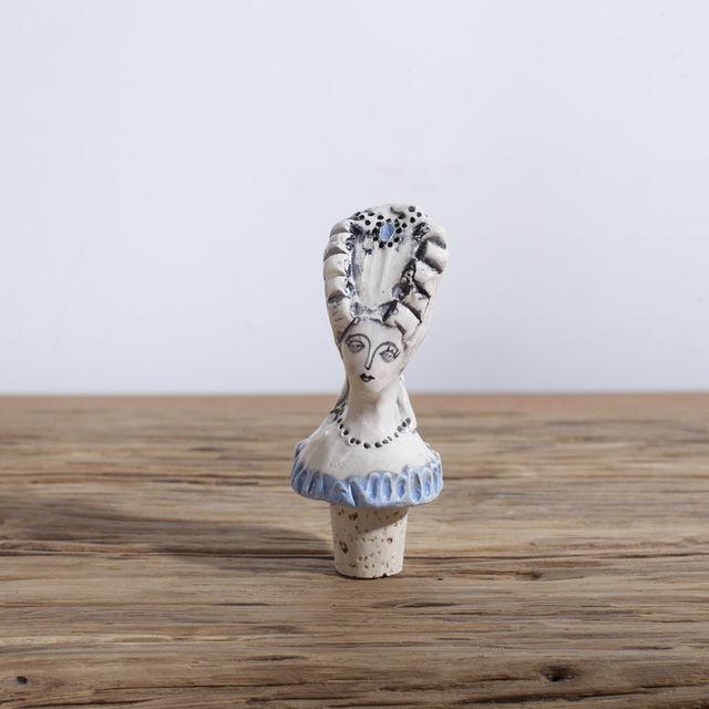 Marie Antoinette Ceramic Wine Stopper