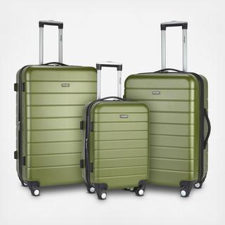 Wrangler 3-Piece Expandable Hardside Luggage Set