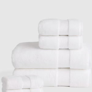 Turkish Ultra Plush Bath Towel Bundle - White