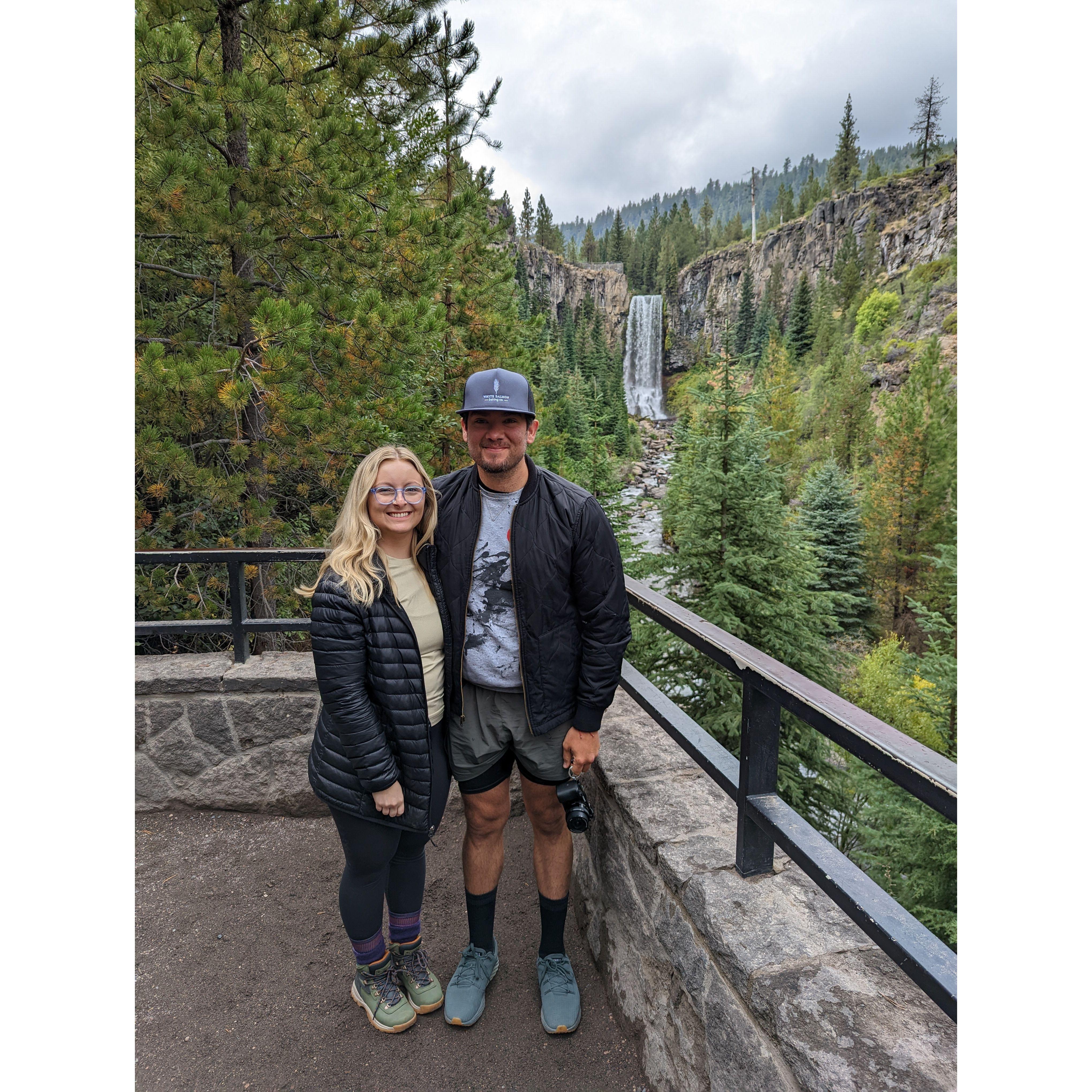 Gina loves nature walks... and Andy loves Gina!