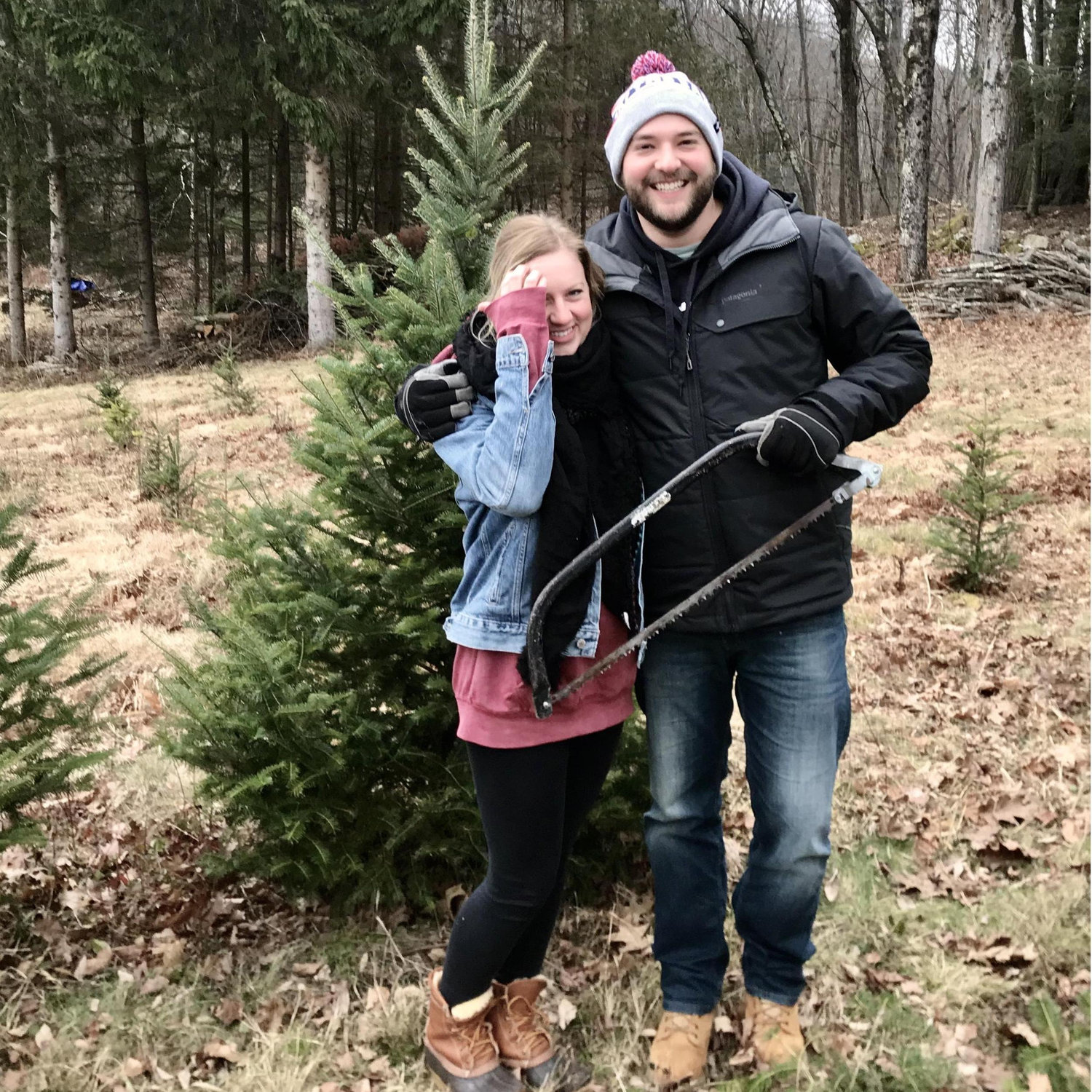 Cutting our Christmas Tree - 2019