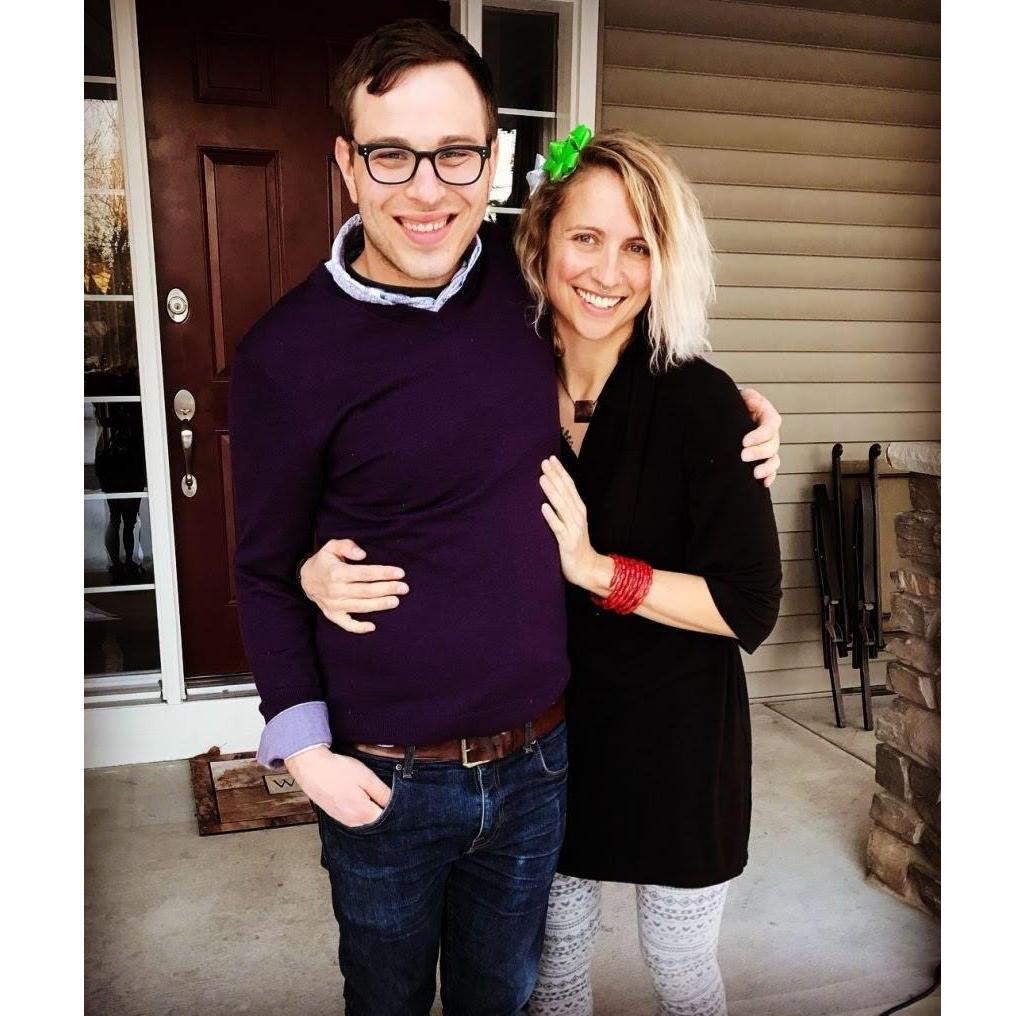 Our first Christmas together in Minnesota