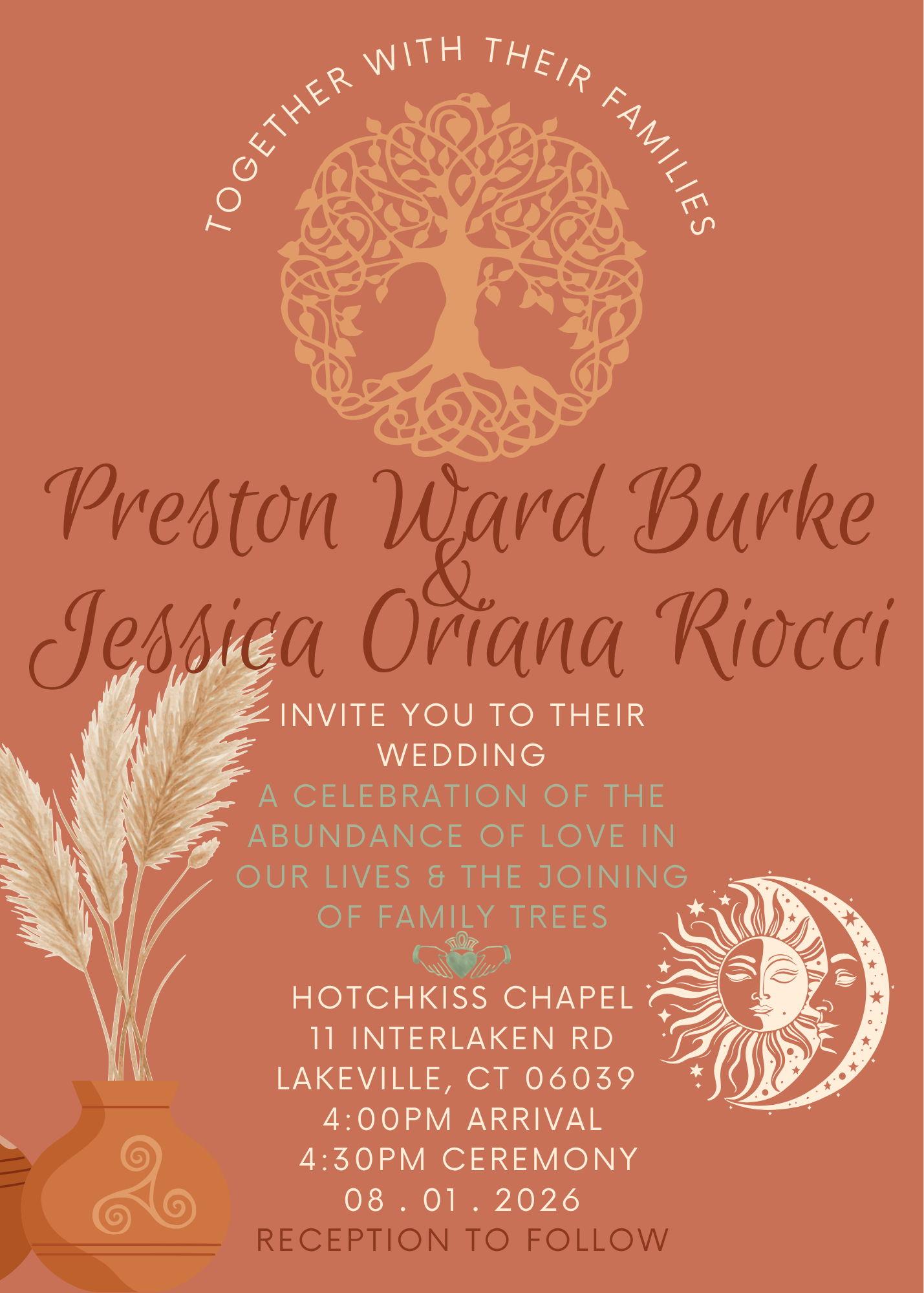 The Wedding Website of Jessica Riocci and Preston Burke