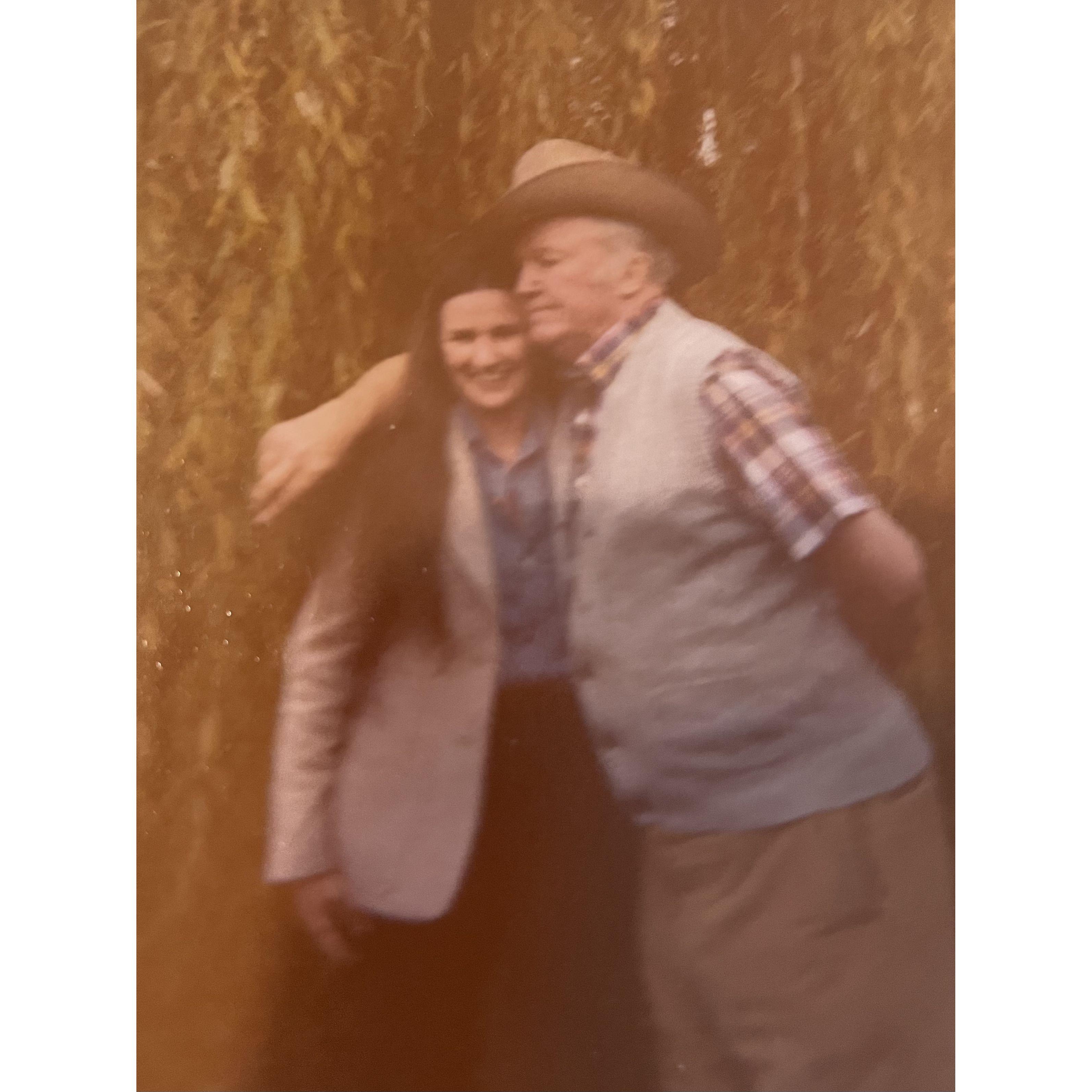 Grandpa Bill Fleming and Claire Starks, Belleville IL Circa 1976