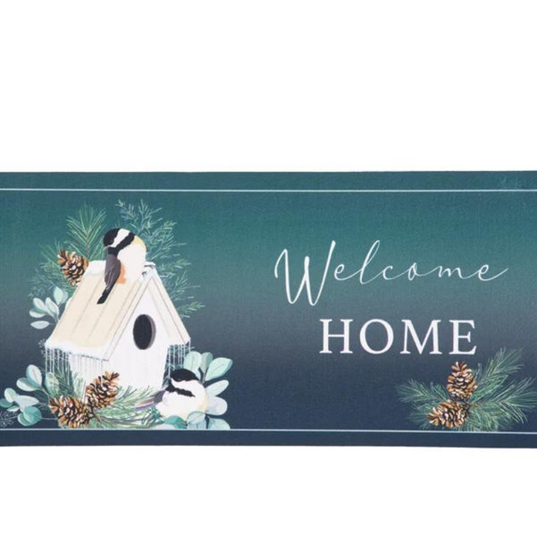 Winter Pine Welcome Sassafras Mat