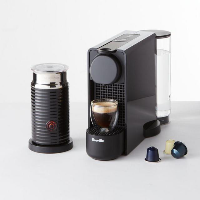 Nespresso ® by Breville ® Black Essenza Plus Bundle