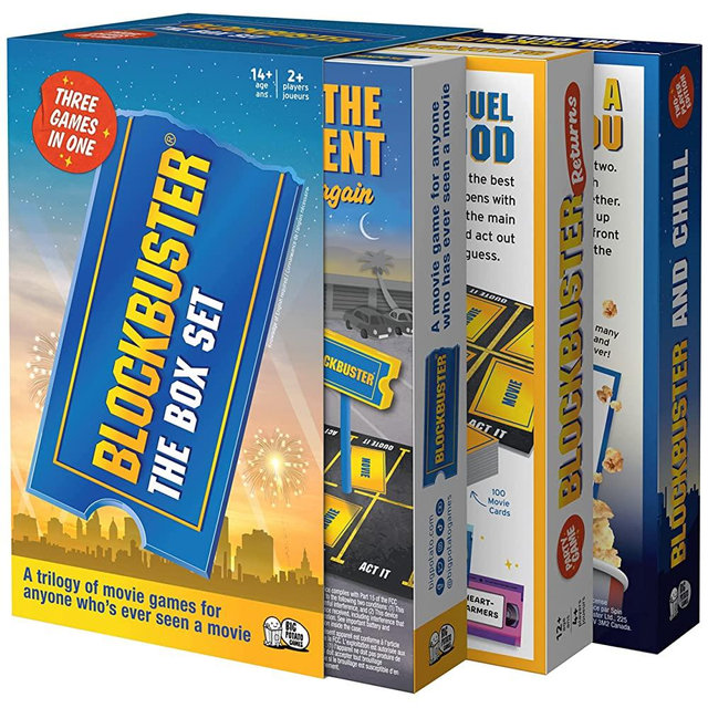 Big Potato Blockbuster Trilogy: Party Game for Adults and Teens, Movie Board Games, Board Games for Teens and Teenagers, Funny Adult Party Games, Game Night