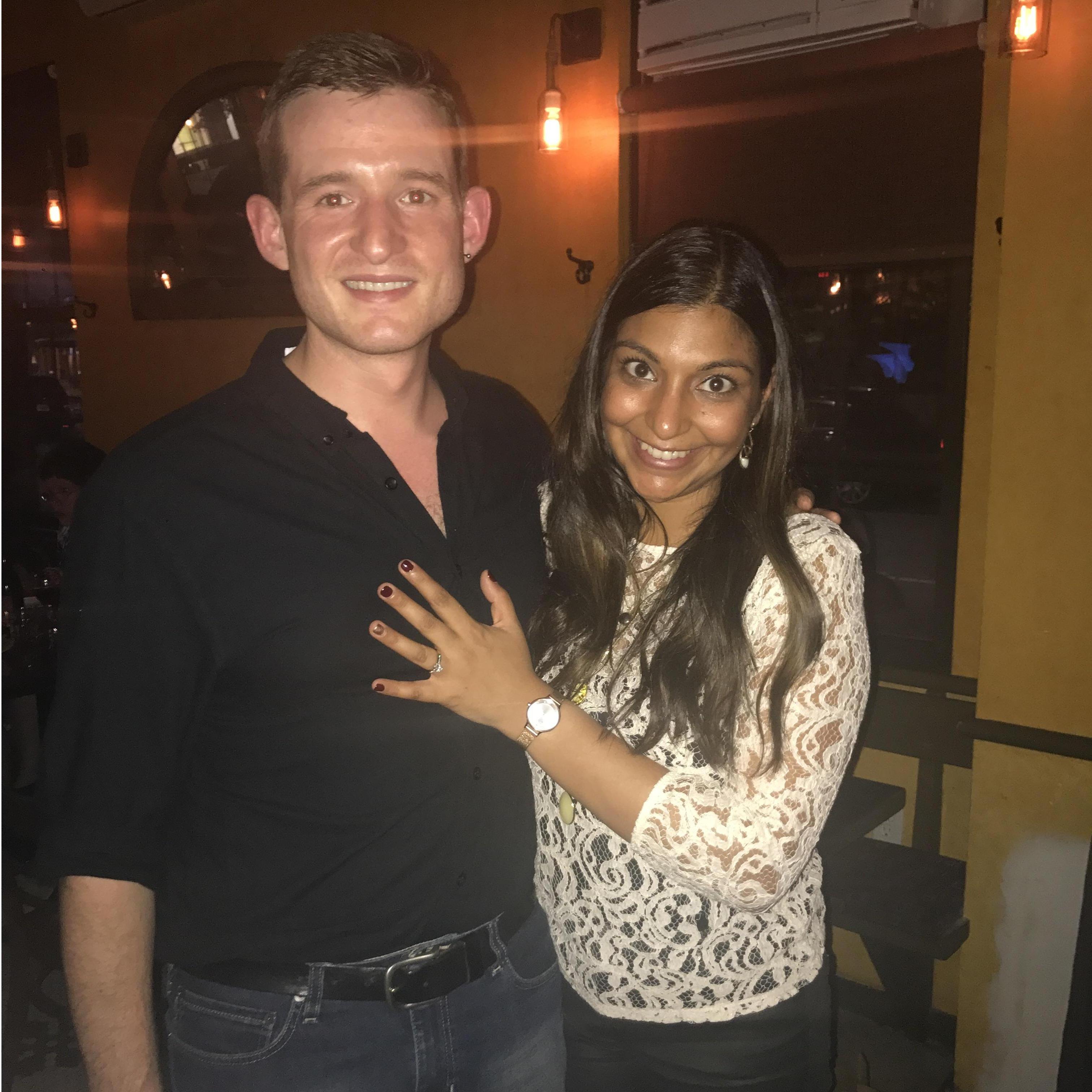 We're engaged!