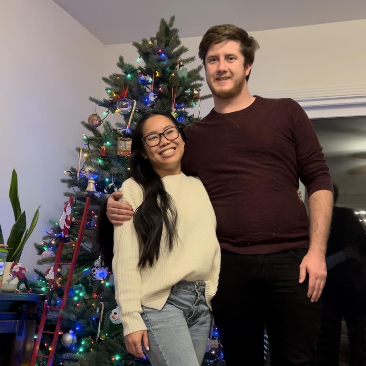 Tali's first Christmas with the Engerts