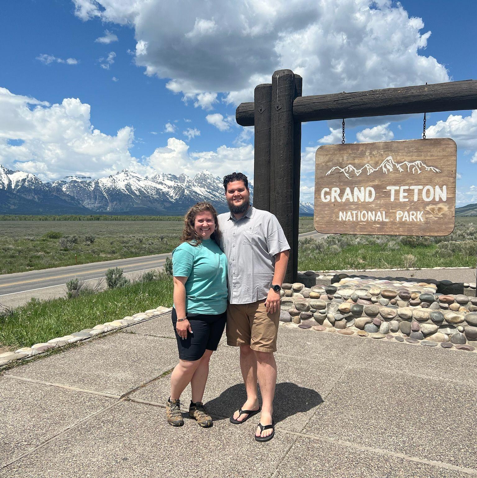 Our first of many National Parks on our roadtrip - Grand Teton Nat'l Park