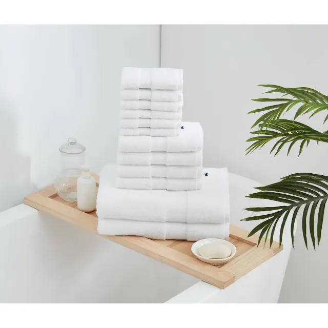 Royal Velvet 6pc Turkish Cotton Washcloths White