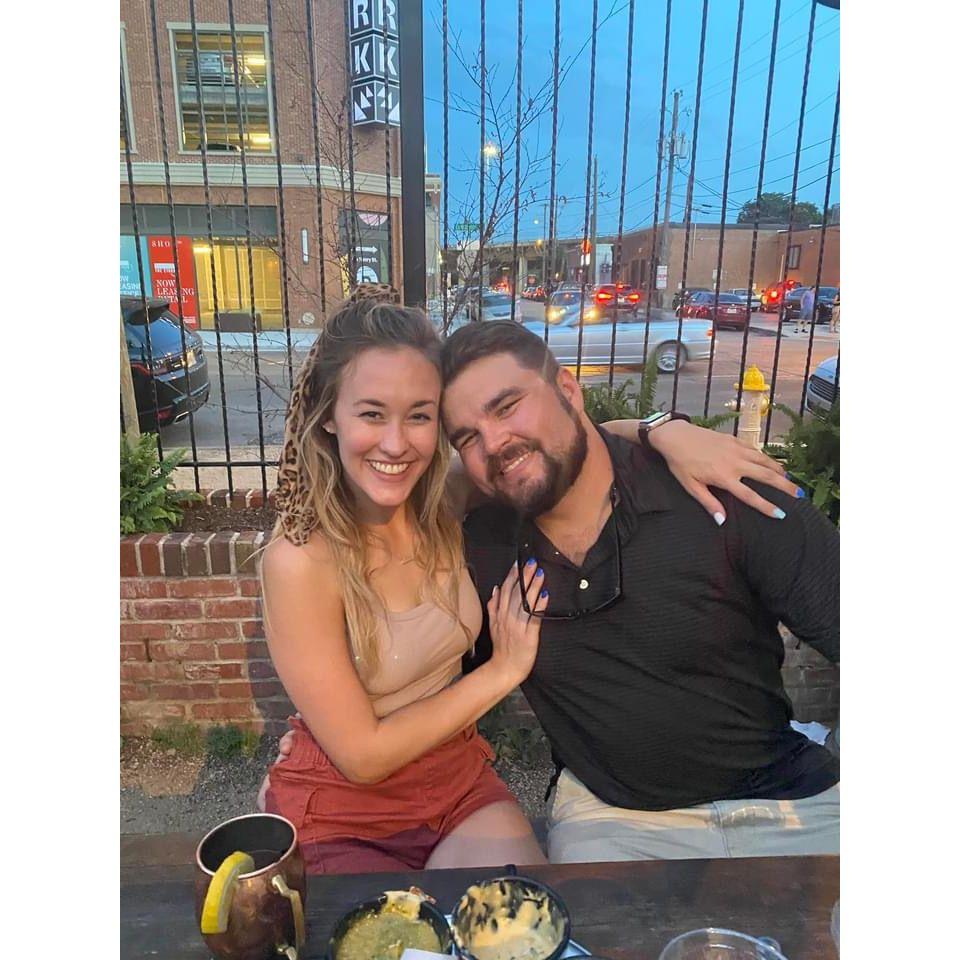 Our first photo together!