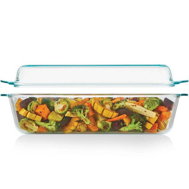 Pyrex®Deep 9” x13” 2-in-1 Glass Baking Dish with Glass Lid