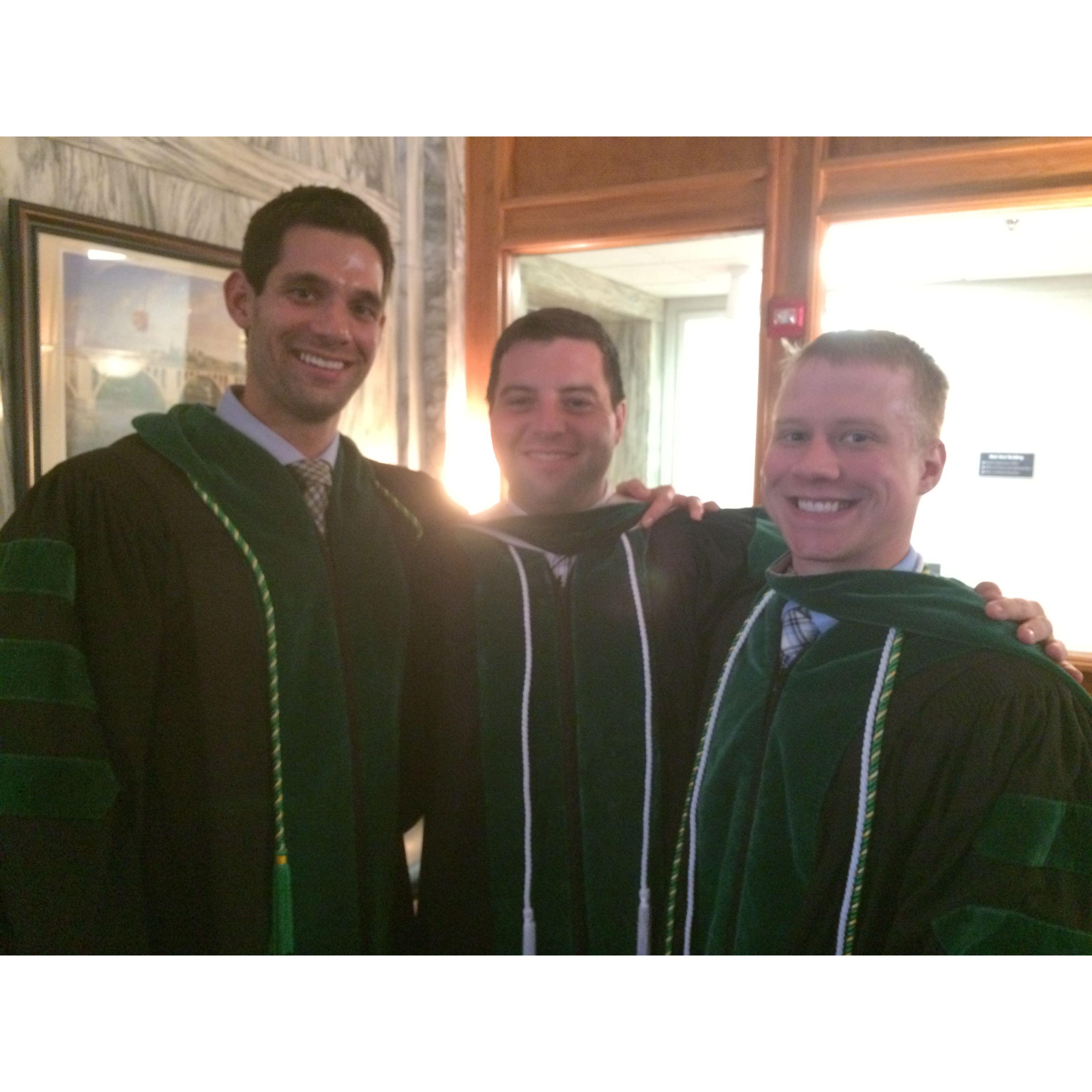Travis, Matt, and Jeff - Georgetown Med roomies!