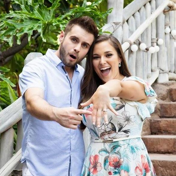 Showing off the ring. David did good!