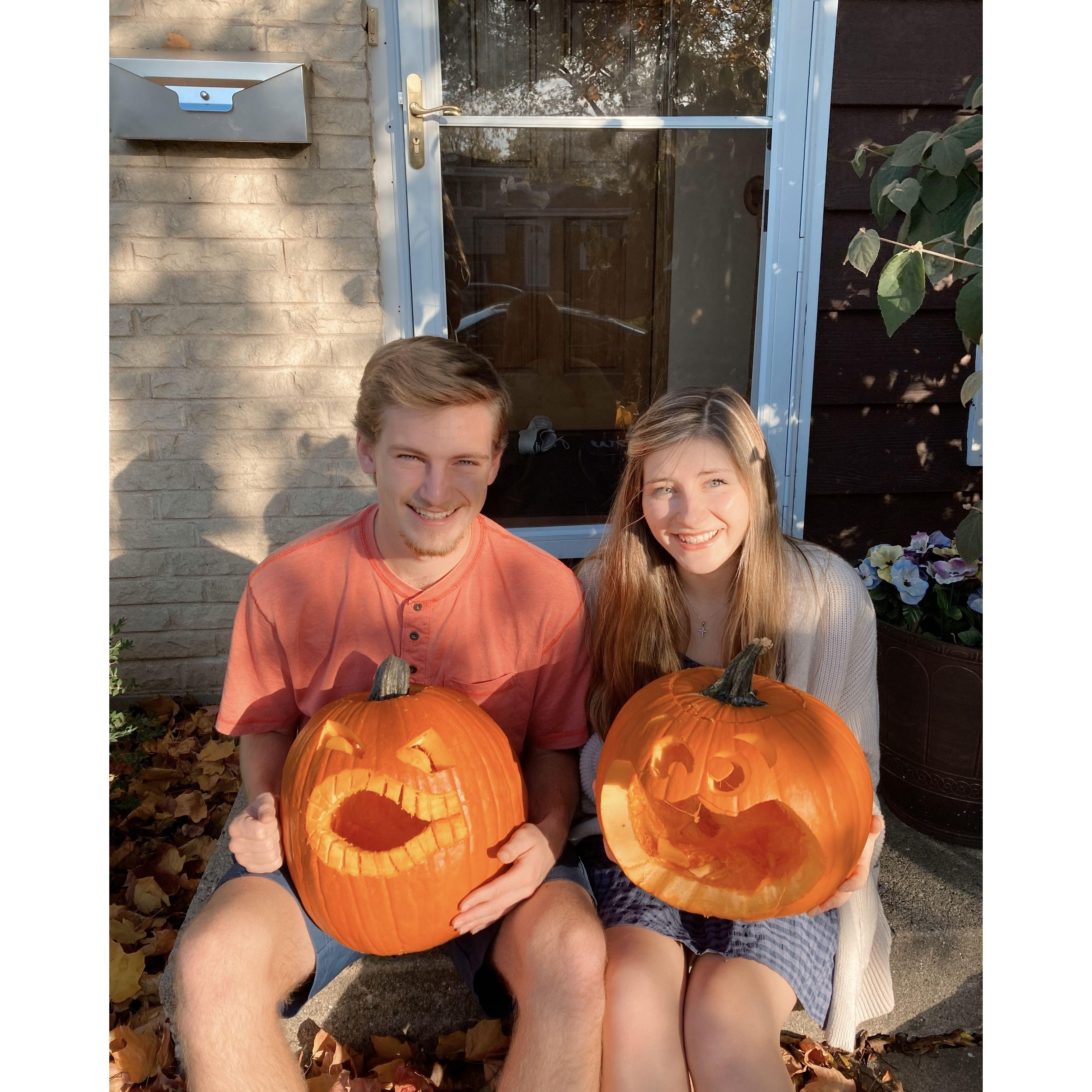 1st Anniversary Pumpkin Carving