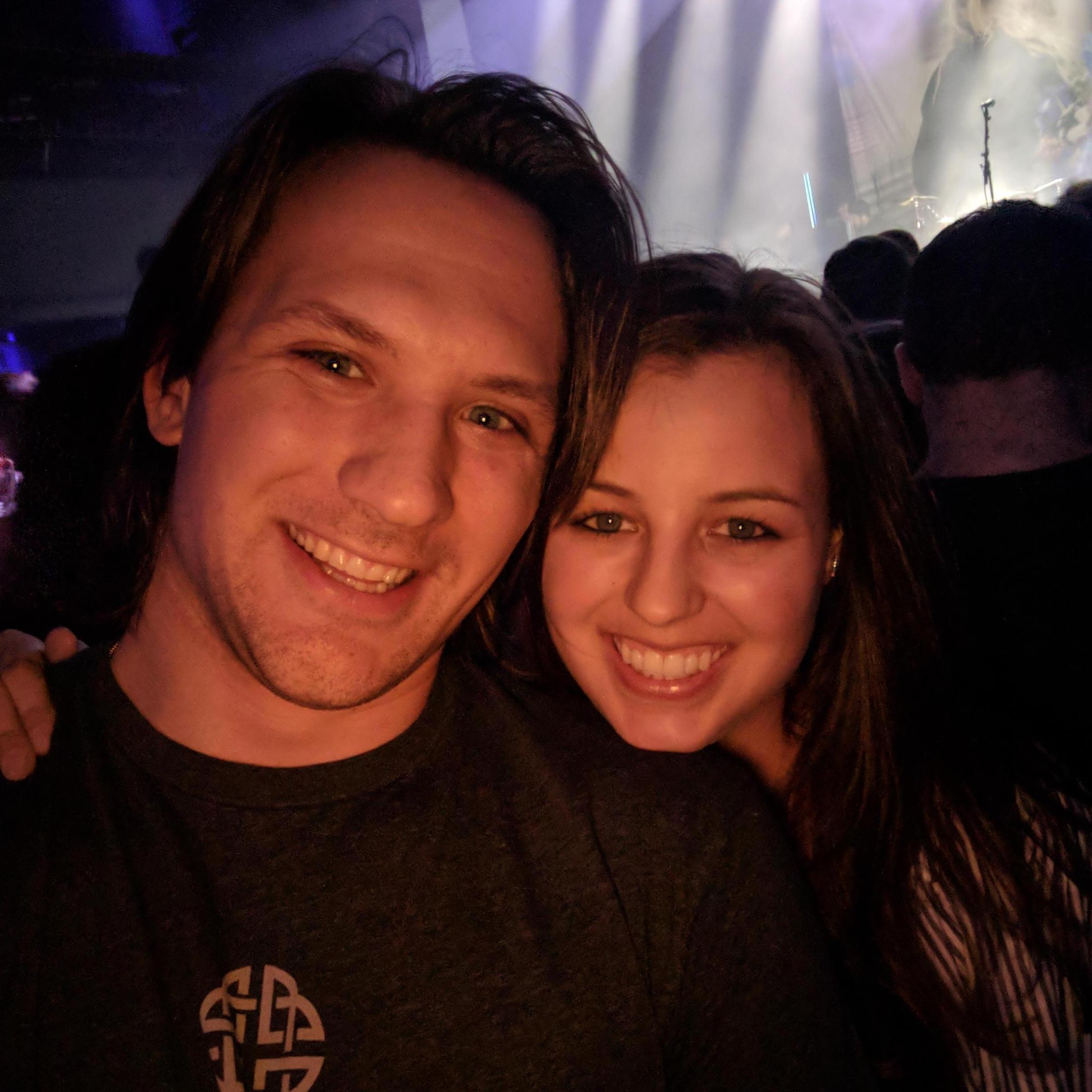 Can you tell that we had just finished crowd-surfing?