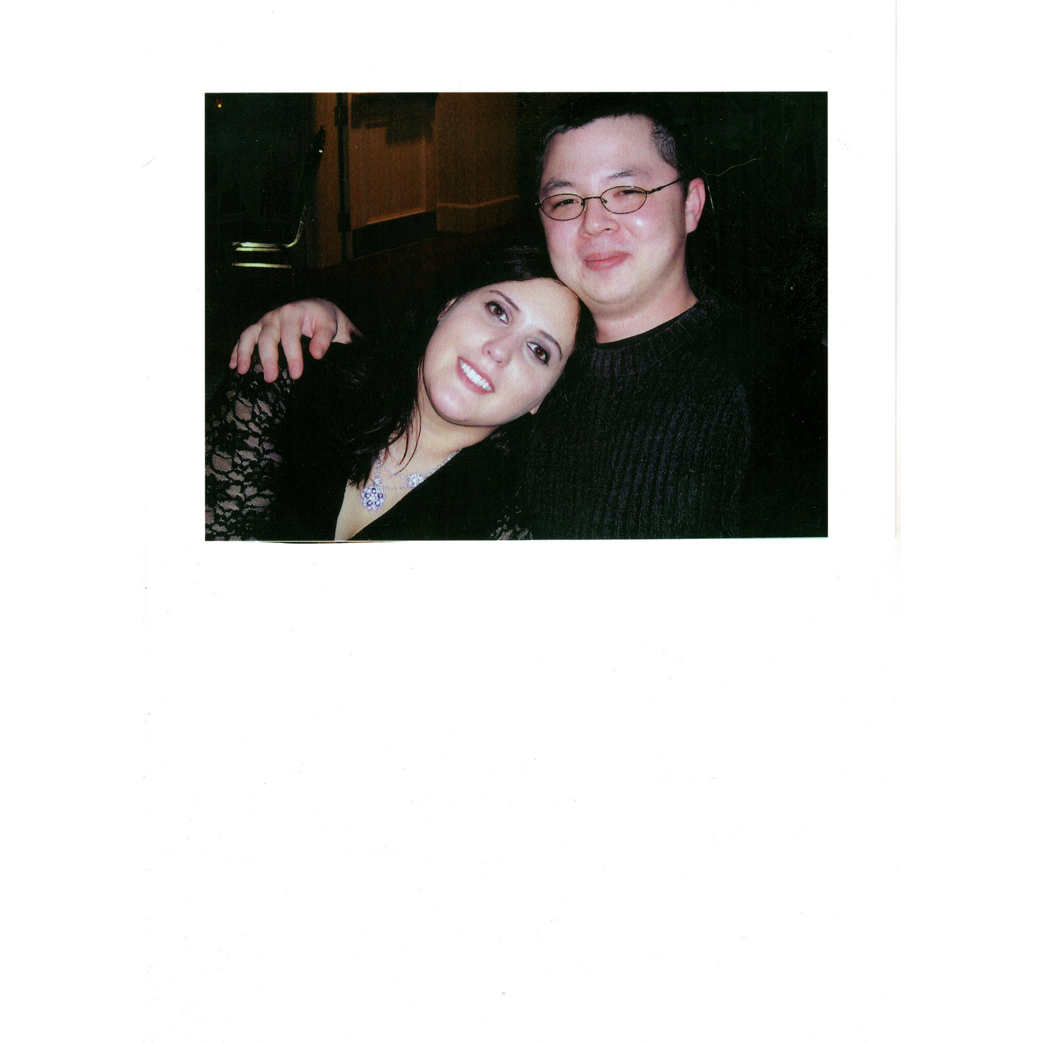 I don't think we were married yet here?! LOL! We don't remember, but the love is there!