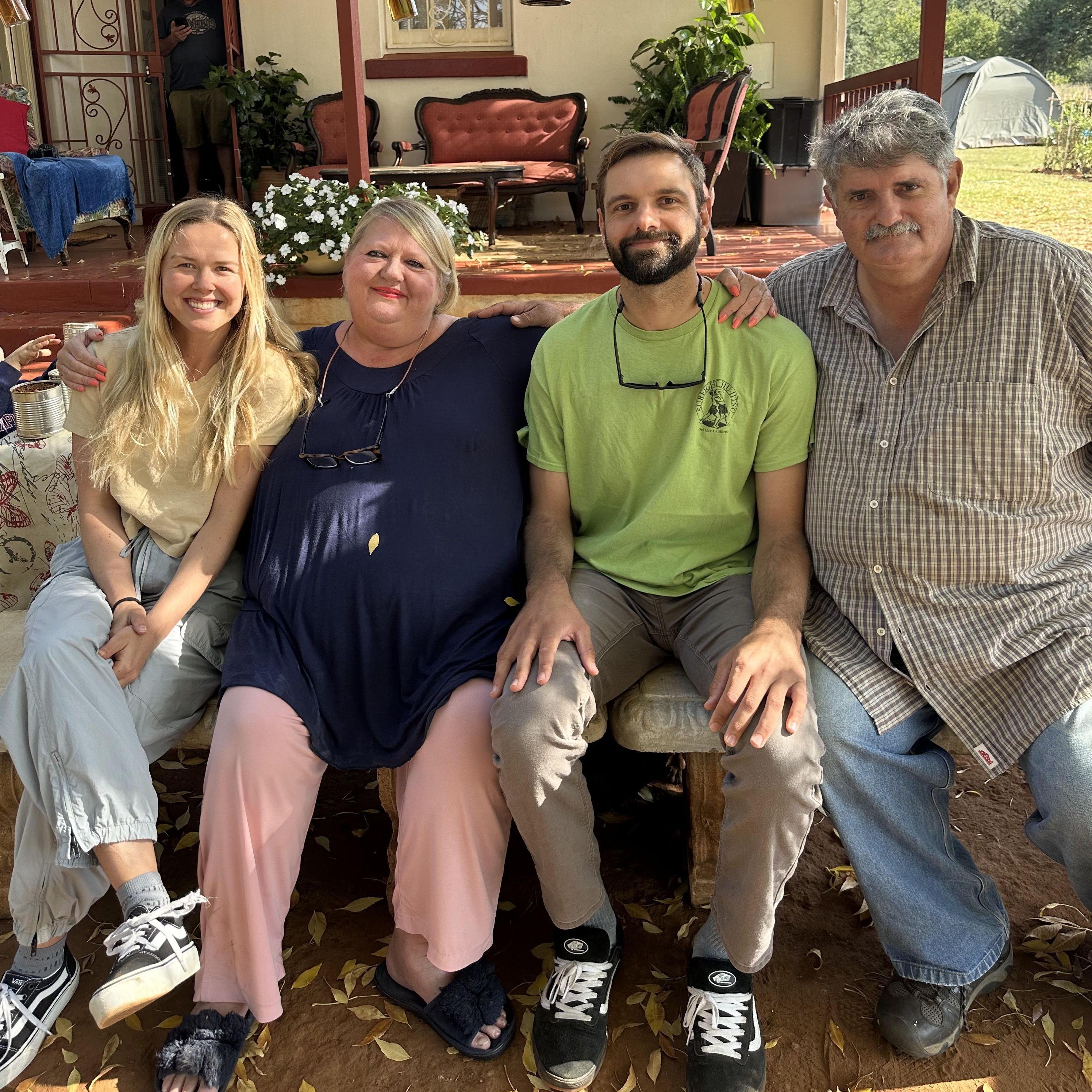 Theron parents in South Africa!