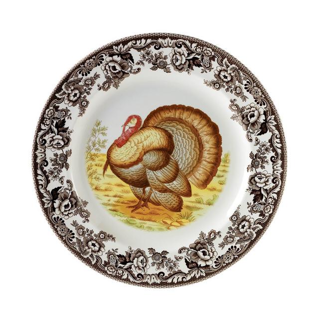 Spode "Woodland" Turkey Dinner Plate
