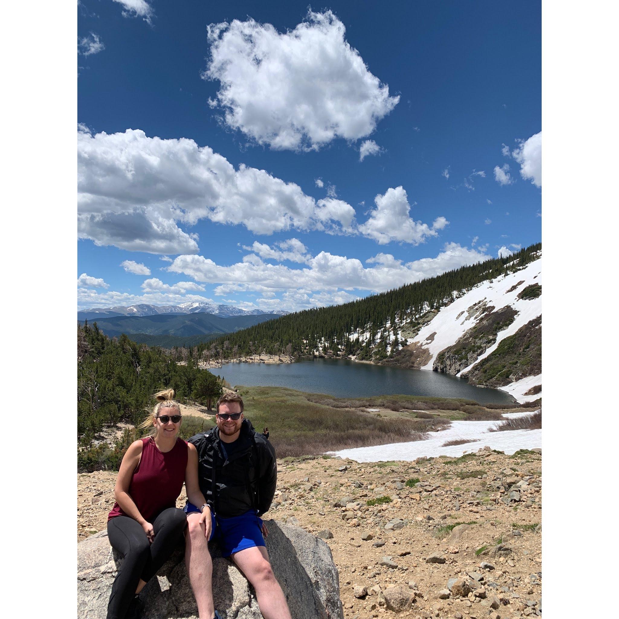 Colorado 2019 - at the top of St. Mary's Glacier