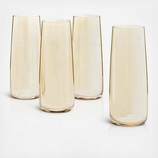 Lucky Brand - Luster Champagne Flute, Set of 4