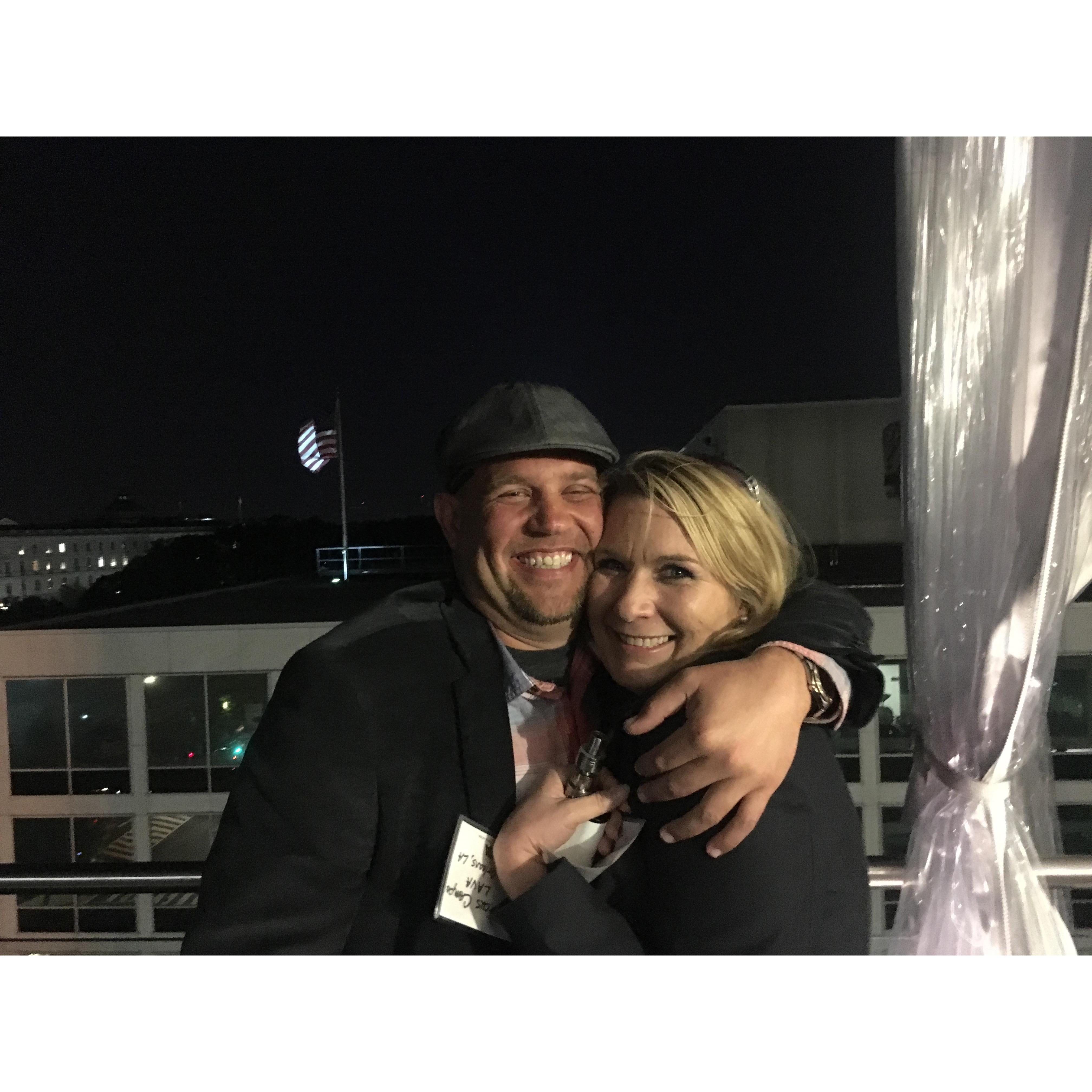 Rooftop party in D.C.