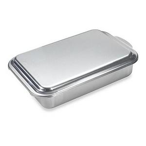 Nordic Ware® Aluminum 9-Inch x 13-Inch Cake Pan with Metal Lid