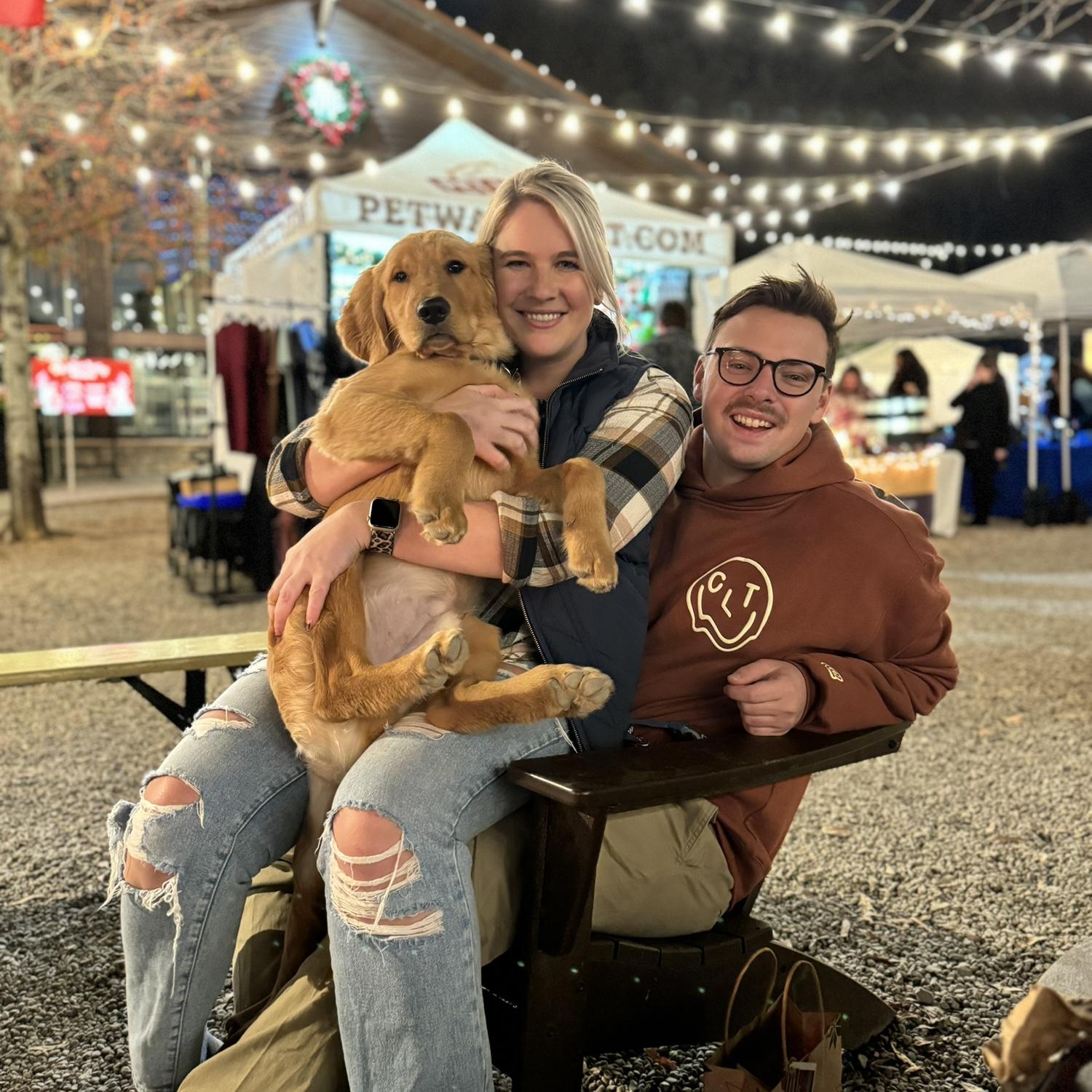 No matter how big he gets, he loves being held by his mom or dad.