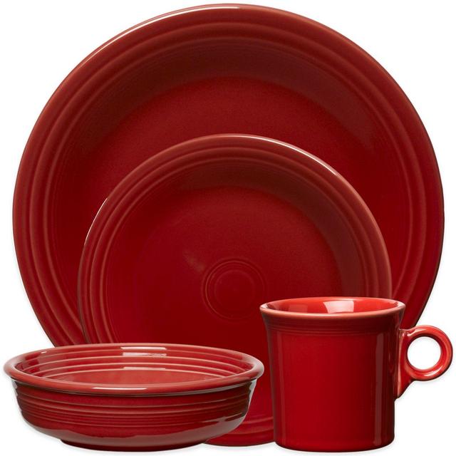 Fiesta® 4-Piece Place Setting in Scarlet