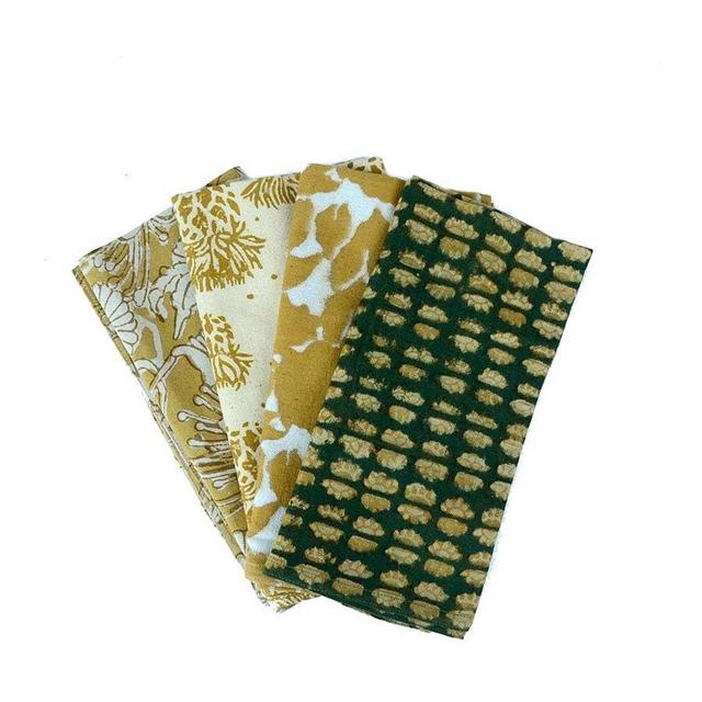 Ichcha | Woodland Napkins Mix (Set of 4)